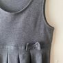 M&S grey pinafore (new) age 9-10 Image 2