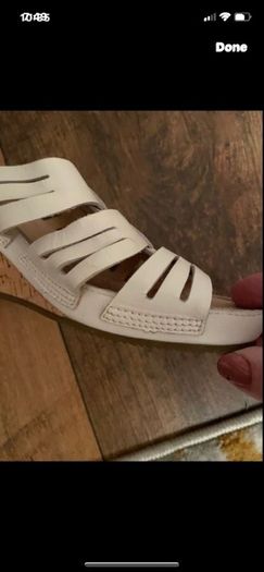 Ladies Leather Sandals Size 4 Joseph Seibel