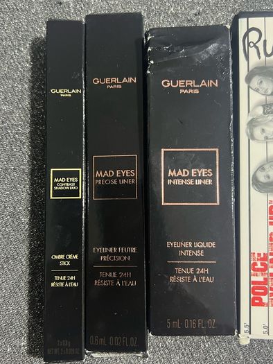 GUERLAIN eyeliners and creme stick , Sheglam , rude cosmetics, Doll 10 beauty IL MAKIAGE eyeliners brand new