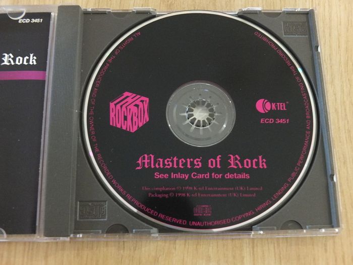 masters of rock volume one cd black sabbath