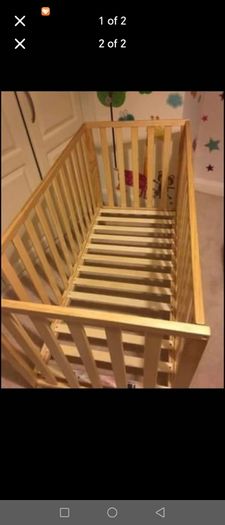 baby cot wirh mattress