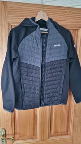 Boys Black & Grey Regatta Jacket