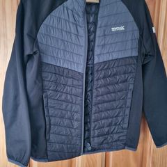 Boys Black & Grey Regatta Jacket