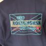 Harry's Horse soft shell jacket size large ptp 20" Navy like new Image 9