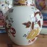 Fabulous Vintage Masons Ironstone Medium Sized (7 inch tall) Lidded Prunus Jar/Ginger Jar in the Brown Velvet Pattern, Circa 1923-1940 Image 8