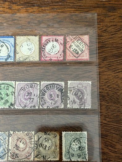 Germany 1872-1945 Reich Collection lot stock 1200+ stamps and 2 Mint sheets
