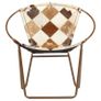 Chair Diamond Brown Real Leather Image 3
