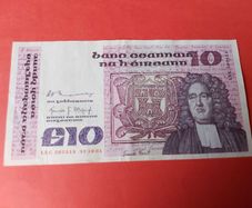 B series Jonathan Swift Ten Pound  Note 19.10.81
