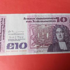 B series Jonathan Swift Ten Pound  Note 19.10.81