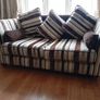 2 x 3 Seater & Leather Foot Stool Image 7