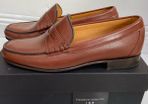 Fitzpatricks men's slip on leather tan shoes