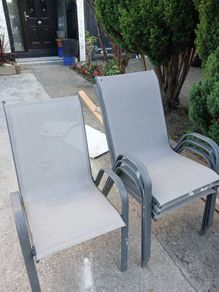 4 garden chairs