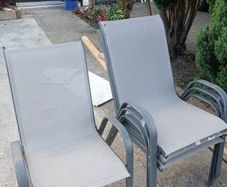4 garden chairs
