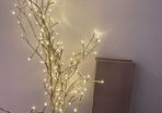 Christmas tree pre lit 1.8 m 144 warm light led lights Paul Costelloe