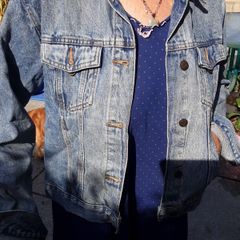 Denim jacket.