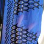 Matthew Williamson Blue Black Fringed Drape Sz 10 Uk (fit 8 - 12 Uk) Image 5