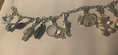 Sterling Silver Charm Bracelet