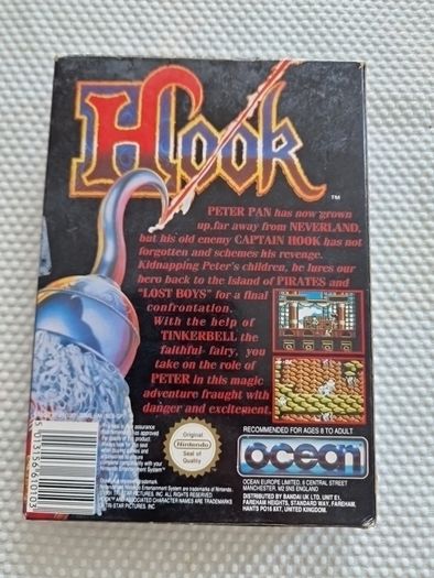 Hook Nes  Nintendo Arcade Retro Games Original
