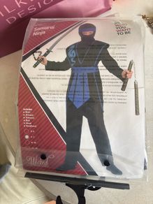 Samurai ninja costume age 5-7yrs