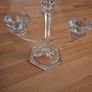 Candle Holder/3 Arm Candeleabra 24% Lead Crystal .. Price Drop Image 2