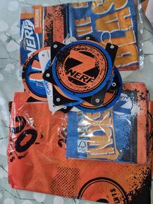 Kids nerf party decorations