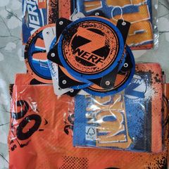 Kids nerf party decorations