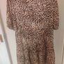 Brand new F&F V-neck leopard print viscose dress size UK14 EU42 Postage included Image 6