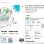 Bright Starts Rainforest Vibes 6-Speed Portable Automatic Baby Swing with Toy Bar - Rainforest Vibes Image 7