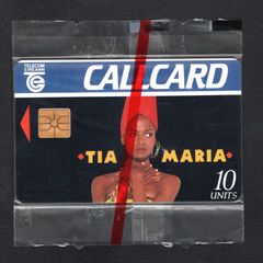 1993 Ireland 10 unit Tia Maria (Gemplus GEM1) Call Card Mint in packaging