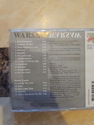 Warsaw CD - Warsaw
