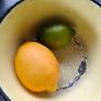 Old Enamel bowl Image 6