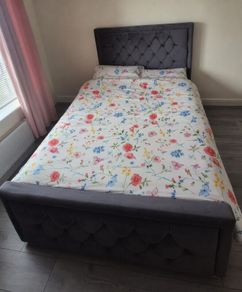 Fab double bed with or without mattress