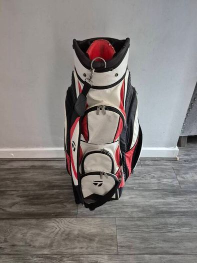 Masters series 3 golf trolley and Taylormade cart bag