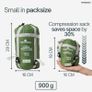 Summer Lightweight Sleeping Bag Long with Anti Sant nag Zipper Compact Ultralight Mummy Sleeping Bags for Adult Image 4