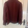 New Boutique bought expensive lace detailed Blouse in burgundy - Size 12 Image 5
