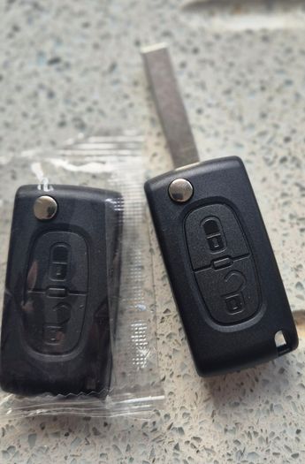 X2 Nissan 2-Button Flip Key Fob - Uncut Blade