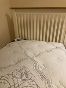 single bed and mattress