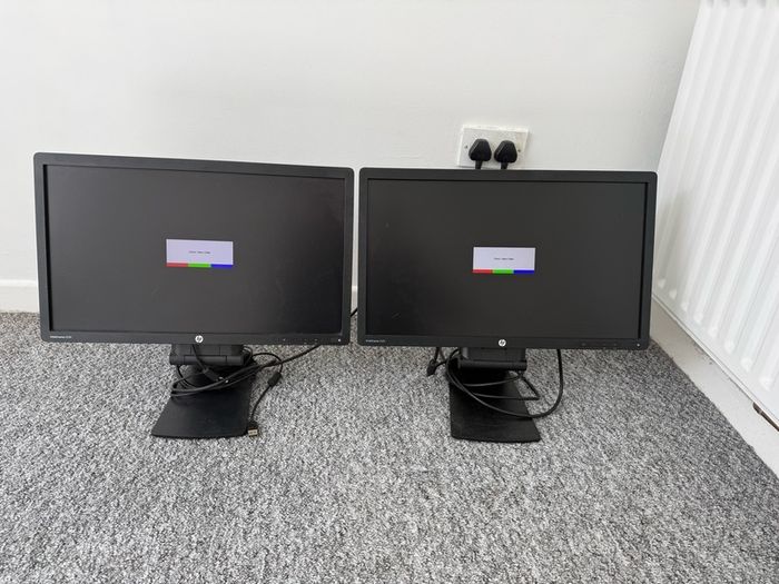 2  x HP EliteDisplay Monitors