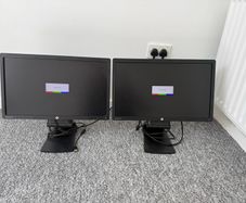 2  x HP EliteDisplay Monitors