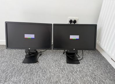 2  x HP EliteDisplay Monitors