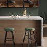 Set of 4 Bar stools faux leather  FREE DELIVERY Image 5