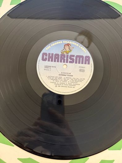 Genesis Invisible Touch 1986 Vinyl LP Charisma Records Great Condition