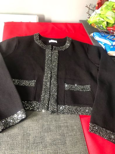 Ladies stunning two piece top S cardigan M
