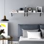 New Set of 2 White Floating Shelves - FREE P&P Image 2