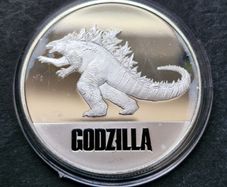 Niue 2 Dollar Godzilla 2021 silver .999  1 oz silver coin