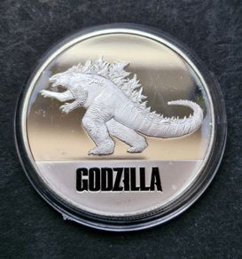 Niue 2 Dollar Godzilla 2021 silver .999  1 oz silver coin