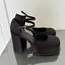 H&M Chunky black platform heels. Image 2