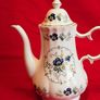 Beautiful Royal Tara "Blue Corn Flower" Teapot Image 5