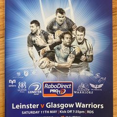 2013 Leinster v Glasgow Warriors - RaboDirect Pro12 Semi-Final Programme