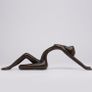Minimalist Posing Lady - Bronze Image 2